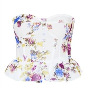 Brand New Floral Corset